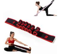 Fitness Resistance Band for Stretching and Yoga, Elastic Resistance Band, Stretch Strap Multi-Loop for Pilates Dance Gymnastics Exercise Durable Stretching equipment Flexibility(Red)