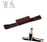 Fitness Resistance Band for Stretching and Yoga, Numbered 8-Section Elastic Training Band with Clear Markings, Designed for Yoga, Pilates, Flexibility Drills, and Full-Body Workouts