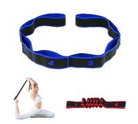 Fitness Resistance Band for Stretching and Yoga, Numbered Resistance Band, Multifunction Elastic Yoga Stretch Rope, Fashion Puller Exercise (Blue)