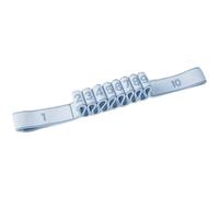 Fitness Resistance Band - Numbered Muscle Training Supplies, Elastic Exercise Band with Color Coding, Workout Bands, Resistance Bands with Durable Material for Women Men Athletes Beginners