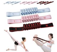 Fitness Resistance Bands, 8/10/12 Loops 3-Piece Set, Fashion Puller Exercise Bands for Yoga, Stretching & Full Body Workouts (10Loops-MIX)