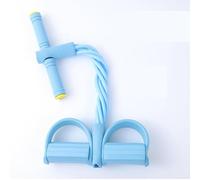 Fitness Resistance Bands 8-Tube Ankle Puller, Newly Upgraded, Twice as Durable as the 4-Tube Version, Suitable for Sit-ups and Full-Body Training Ankle Puller (Purple/Blue/Pink)(Blue)