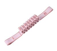 Fitness Resistance Bands - Color Coded Exercise , Stretchy Tubes, Numbered Pilates Workout Set | Workout Equipment for Travelers, Hotel, Office, Sal