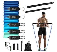 Fitness Resistance Bands Elastic Rubber Exercise Tube Pull Up Multifunction Training Expander Pilates