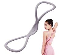 Fitness Resistance Bands, Figure 8 Fitness Bands for Men and Women, Resistance Bands in the Shape of One 8.25 lbs Gymnastics Band Resistance Band Training Band for Muscle Building, Yoga (Grey)