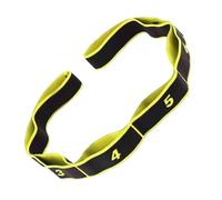 Fitness Resistance Bands Set - 8 Numbered Sections of Multi-Ring Bands for Yoga, Pilates and Total-Body Workouts, Portable Tool for and Flexibility