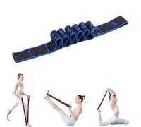 Fitness Resistance Bands with Handles, Fitness Resistance Band for Stretching and Yoga, Fashion Puller Exercise, Adjustable Bands with Number for Women, Full Body Stretching Shaping (Blue)
