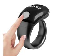 Fitness Ring - Rechargeable LCD Step Counter 75mAh Wireless Adjustable Pedometer Lightweight Silicone Activity Gadget | for Men Women Young Athletes Hiking Running Exe