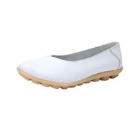 Fitness Shoes Women's Lightweight Hiking Shoes with Elastic Orthopaedic Memory Foam Jogging Shoes Lightweight Fitness Shoes Road Running Shoes Outdoor Sports Shoes, White, 10 UK