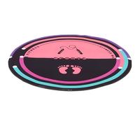 Fitness Skipping Mat 60x60x0.4cm for Indoor Training | Non Slip Exercise Pad, Purple Soft Fabric and Silicone Build, Space Saving for Apartments and School PE