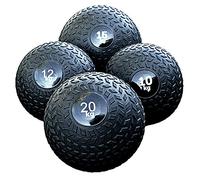 Fitness Slam Ball Weights 8kg - 25kg | Low Bounce Medicine Balls - Core Strength Training | Fitness Equipment For Home/Gym Workout - Exercise Ball - Sold Individually (8)