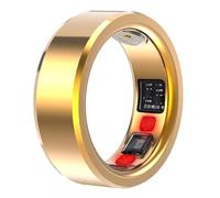 Fitness Smart Ring - Blood Oxygen Monitoring, Health Tracker for Heart Rate, Sleep, Pedometer, Body Temperature, IPX8 Rated for Men and Women