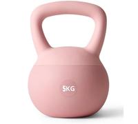 Fitness Soft Kettlebell,Kettlebell Anti-Slip Grip Weight for Home Workouts, Kettlebells Set Strength and Safety Gym Exercise (Pink, 5KG)
