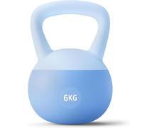 Fitness Soft Kettlebell,Kettlebell Anti-Slip Grip Weight for Home Workouts, Kettlebells Set Strength and Safety Gym Exercise (Blue, 6KG)