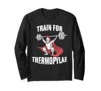 Fitness Sparta Bodybuilding Spartan Warrior Long Sleeve T-Shirt