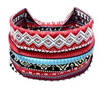 Fitness Sports Headband For Female African Knotted Hairband Elastic Absorbent Hairwrap Wide For Yoga SPA Fitness