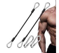 Fitness Station - Wheel Cable, Flexible Workout Line | Rust Proof Metal Workout Accessory, Heavy Duty Setup for l