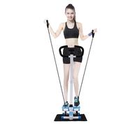 Fitness Stepper With Handlebars, Stepper Machine Trainer Exercise Equipment Pedal Resistance Home Gym Apartment Adjustable Monitor Display Indoor Fitness