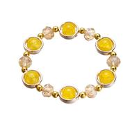 Fitness Tech Crack Colored Glaze Bracelet String For Everyday Wear As A For Girls' Classmates And Friends Belle Earrings (H, One Size)