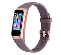 Fitness Tracker Activity Tracker 1.10''AMOLED Touch Color Screen,Smart Watch with 24/7 Blood Oxygen Heart Rate and Sleep Monitor,IP68 Waterproof,Step Counter Health for Women Men (Dark Night Purple)