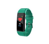 Fitness Tracker Bracelet with Heart Rate Blood Pressure Smart Band Activity Tracker Sleep Monitor Smart Watch Waterproof Health Tracker Smartband Bluetooth Wristband for Women Men (GREEN)