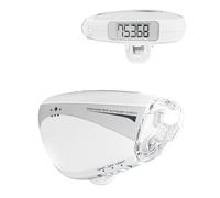 Fitness Tracker, Digital Step Counter with Led Flashlight & Personal Alarm Sirens Extra Loud 110dB Speakers for Women, Simple Step Counter Walking 3D Pedometer with Clip