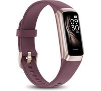 Fitness Tracker for Men Women 24/7 Heart Rate, Step Counter,IP68 Waterproof Activity Tracker with 25 Sport Modes with 1.1" AMOLED Touch Color Screen with Android and iOS Phones (Bordeaux Red)