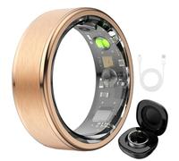 Fitness Tracker Ring with Heart Rate Monitoring, Sleep Tracking, Step & Calorie Counter, Charging Box, and App for Active Lifestyle