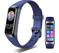 Fitness Tracker Smartwatch 1.43" AMOLED Display, Blood Pressure & Body Temperature Monitor - Waterproof Fitness Tracker with Heart Rate, SpO2, Sleep Tracking & Bluetooth Call for Android/iOS