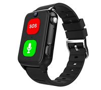 Fitness Tracker Watch for Dementia Alzheimer's,elderly Smart Watch,GPS Anti-Lost Tracker,4G Phone Calling,Voice, & SOS,GeoFence,life Alert Systems for Seniors,Black