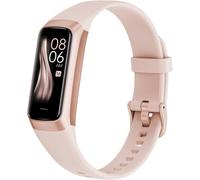 Fitness Tracker with 24/7 Heart Rate Blood Oxygen Sleep Monitor,Activity Tracker with 1.1" AMOLED Touch Color Screen, Multiple Sport Modes Step Counter,IP68 Waterproof for Women Men (Pink)