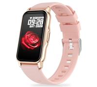 Fitness Tracker with Heart Rate, Blood Pressure, Sleep Tracking, Step Tracker, Calorie Tracking, IP 68 Waterproof Activity Tracker, Step Tracker for Android iPhone Women Men, Pink