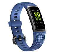 Fitness Trackers HR, Step Counter, Sleep Monitor, Waterproof Fitness Watch with Heart Rate Monitor, ID 152 Health Activity Tracker as Pedometer Watch for Kids Women Men (Blue)
