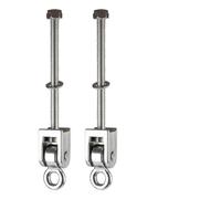 Fitness Training 304 Stainless Steel Hooks Quiet Swinging Built-in Bearings Easy Installation Design High Load Capacity