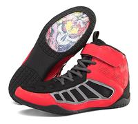 Fitness Training Boxing Boots Wrestling Trainer Shoe Lightweight Fighting Sports Wrestling Shoes Non-Slip And Breathable Sweat Absorbing Premium Quality,For Wrestling Boxing And Weightlifting