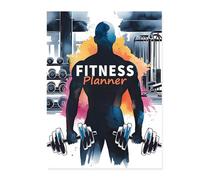 Fitness Training Diary - Fitness Program Notebook | Training Planner Notebook | Fitness Training Tracker | Daily Workout Book | Wellness Plan Calendar, Accessory Collection For Men