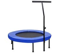 vidaXL Fitness Trampoline with Handle and Safety Pad Bungee Trampoline Game