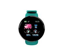 Fitness Watch D18 Bracelet BT4.0 Smart Sleep Smart Watch Nwi102 (Green, One Size)