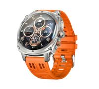 Fitness Watch for Women Men,Smartwatch with 1.75-Inch AMOLED Screen, Bluetooth Calling, 800Mah Battery, Flashlight, and Waterproof Features.For Iphone/Android Orange