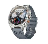 Fitness Watch for Women Men,Smartwatch with 1.75-Inch AMOLED Screen, Bluetooth Calling, 800Mah Battery, Flashlight, and Waterproof Features.For Iphone/Android Gray