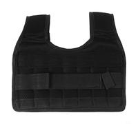 Fitness Weighted Vest with Breathable Mesh Fabric, Adjustable Fit and Wide Shoulder Straps for Pressure Relief, Designed for User Owned Steel Plates (A)