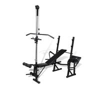 Fitness Workout Bench Home Gym Exercise Training Equipment Station vidaXL