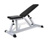 vidaXL Fitness Workout Bench Exercise Gym Equipment Weightlifting Machine Rack
