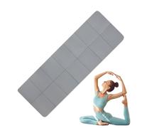 Fitness Yoga Mat - Grey Green Fitness Mat, Exercise Pad with Soft Support, Foldable Design, Flexible Training Base | Practice at the Gym