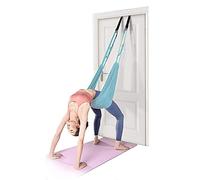 Fitness Yoga Stretching Strap, Adjustable Leg Stretcher Back Bend Assist Trainer, Improve Leg Waist Back Flexibility Home Gym Equipment for Rehab Pilates Ballet Cheerleading Splits Gymnastics (blue)