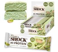 FitnesSHOCK High Protein Bars - High 20G Protein Content Protein Bar With No Added Sugar, Low Calorie Low Carb High Fibre 12Pcs 60G