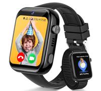 Fitnynxos 4G Smartwatch Children with GPS and Phone, Children's Watch with Video Call SOS, School Mode, SMS Voice Chat, WhatsApp, Alarm Clock SIM, WiFi, IP68 Waterproof Pedometer Gift Girls/Boys