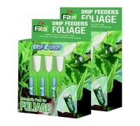 Fito Drip Feeder Foliage, Ready-to-Use, Healthy Leaf Growth, Balanced Nutrition, Easy Application, Long-Lasting, Ideal for Money Plant, Areca Palm, Snake Plant, Ferns & Peace Lily (Pack of 10)