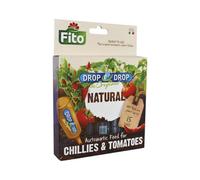 Fito Tomato And Chilli Drip Feeder Automatic Plant Feed Slow Release Continuous Nutrient Supply 5 Feeders 32Ml Each