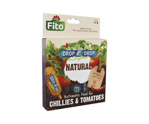 Fito Tomato And Chilli Drip Feeder Automatic Plant Feed Slow Release Continuous Nutrient Supply 5 Feeders 32Ml Each